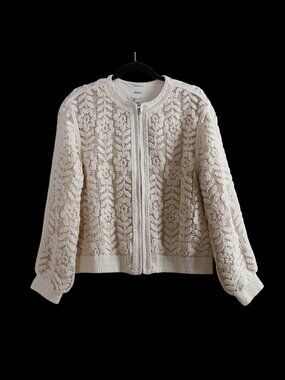 Crochet Bomber Jacket